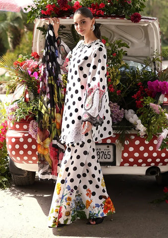 03-Piece Printed Lawn Suit | Unstitched
