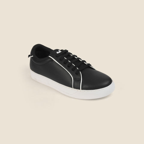 Men Black Casual Sneakers