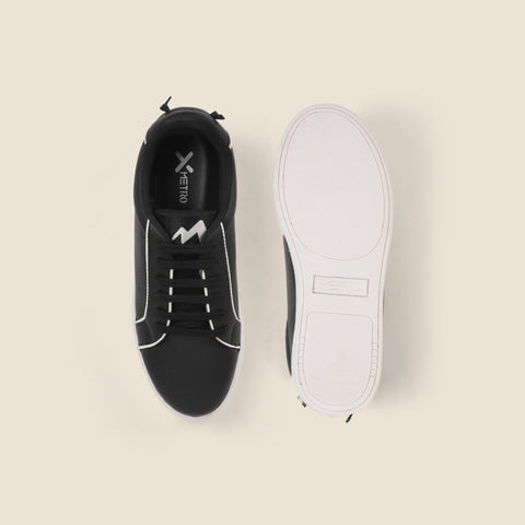 Men Black Casual Sneakers