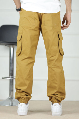 Zaytra DrawString Pockets Cotton Cargo Trouser