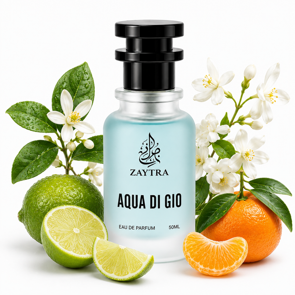 ZAYTRA Aqua Di Gio Eau De Parfum with Neroli, Mandarin Orange, Lime & Jasmine