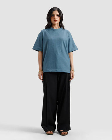 Zaytra Essential Blue T-Shirt Woman in zaytra fashion