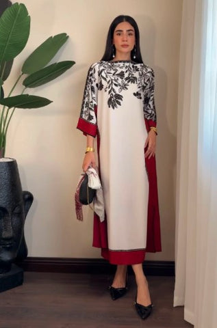 Pure Silk Digital Printed Dress