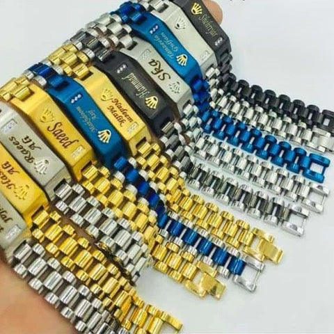 CUSTOMIZE NAME ROLEX BRACELET