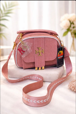 New Stylish Pink Cross Body Bag for woman's in pakistan