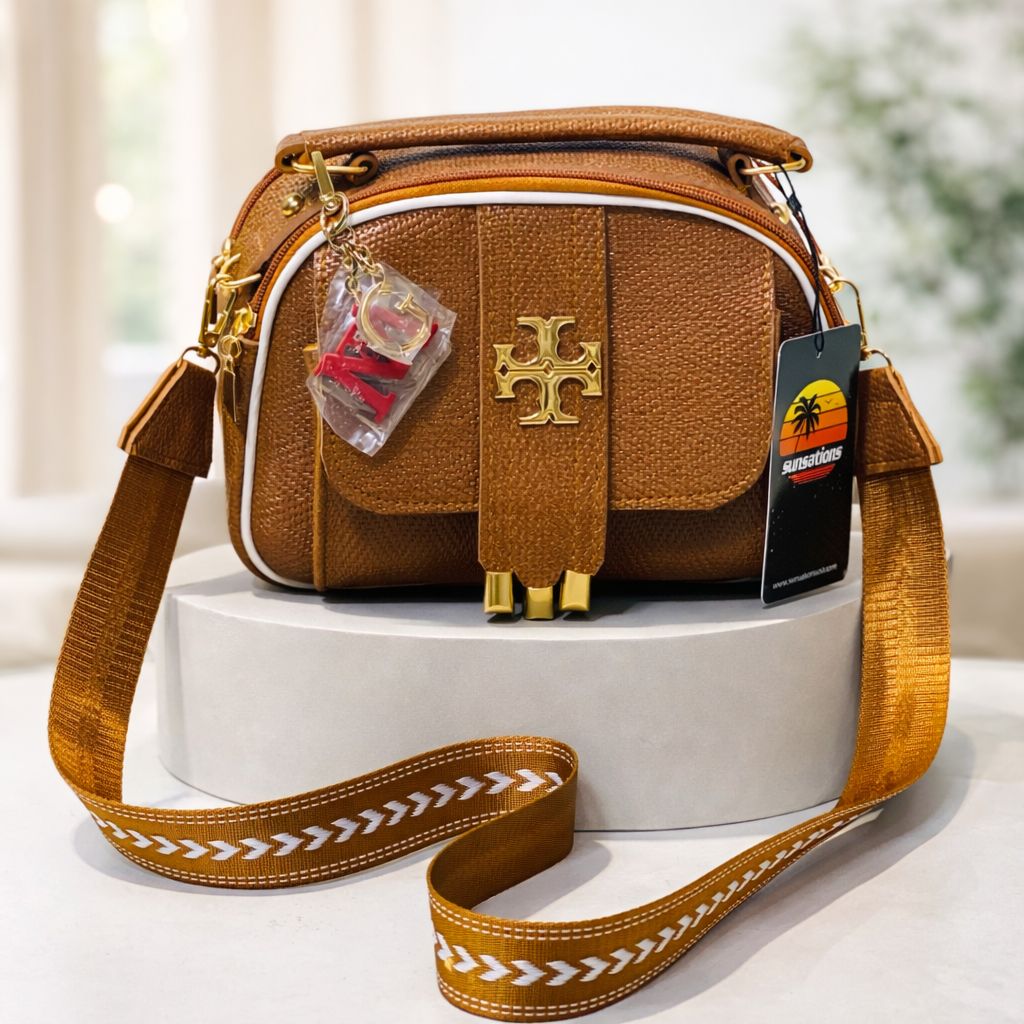 New Stylish Brown Cross Body Bag for woman's in pakistan