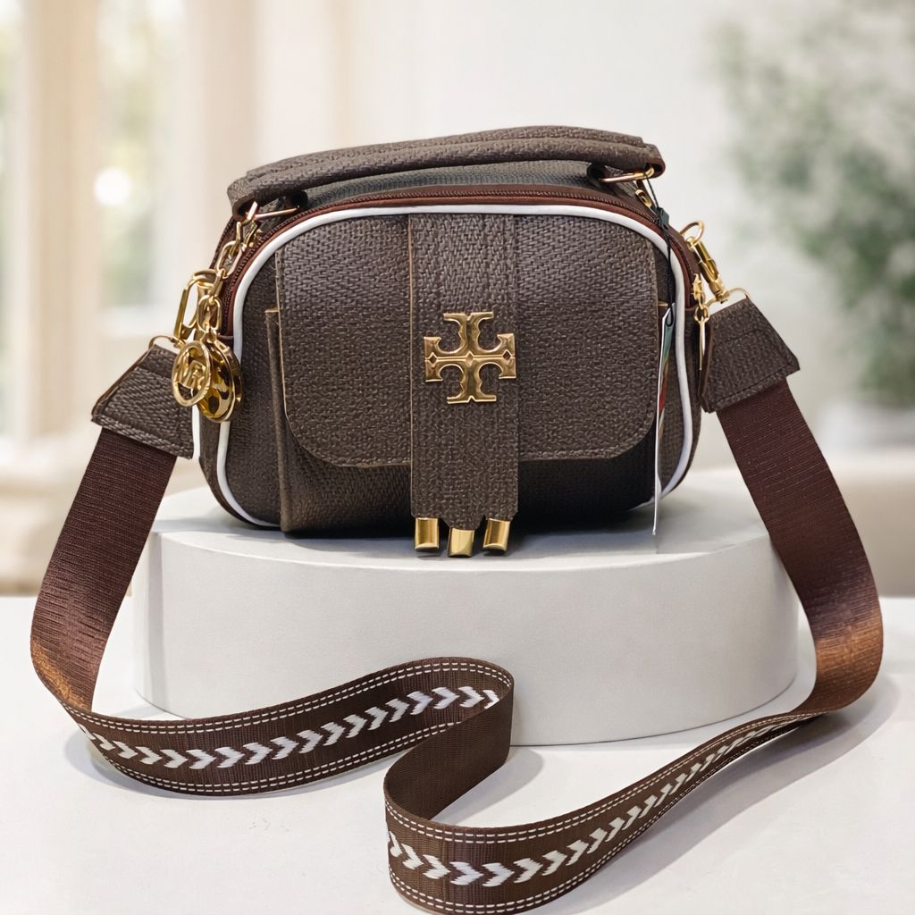 New Stylish Dark Brown Cross Body Bag for woman's in pakistan