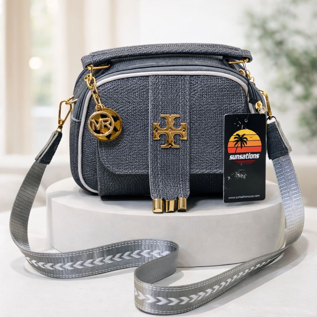 New Stylish gray Cross Body Bag for woman's in pakistan