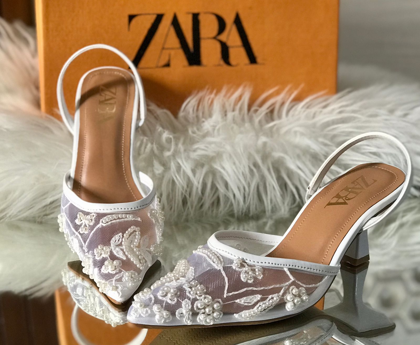 Zara Net Heels With Best Design and Fashion Best Price in pakistan