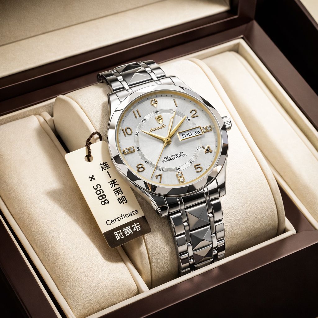 Silver luxury watch for man in 2026 in pakistan