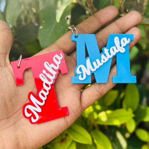 Customize Name Keychain