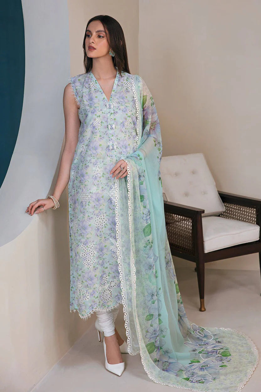 Eastern Wear For Woman BEst Printed Lawn 3 pcs Suit For Woman in pakistan