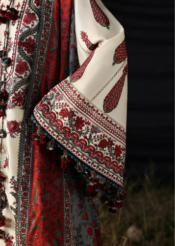 03-Piece Printed Law Suit - Unstitched