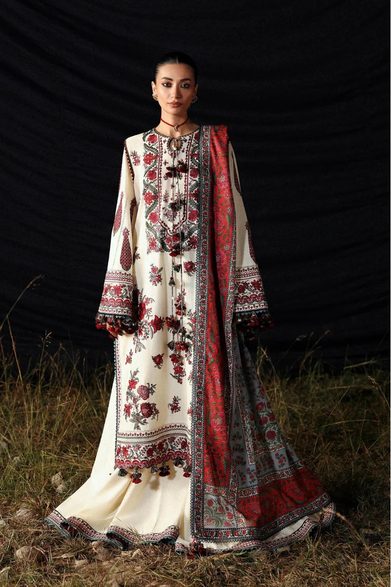 03-Piece Printed Law Suit - Unstitched
